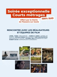 Affiche de Soirée Courts Métrages 100% SUD
